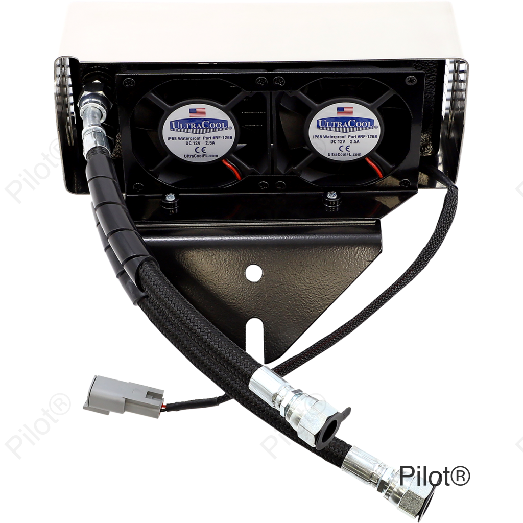 Oil Cooler Kit - Chrome - Dyna