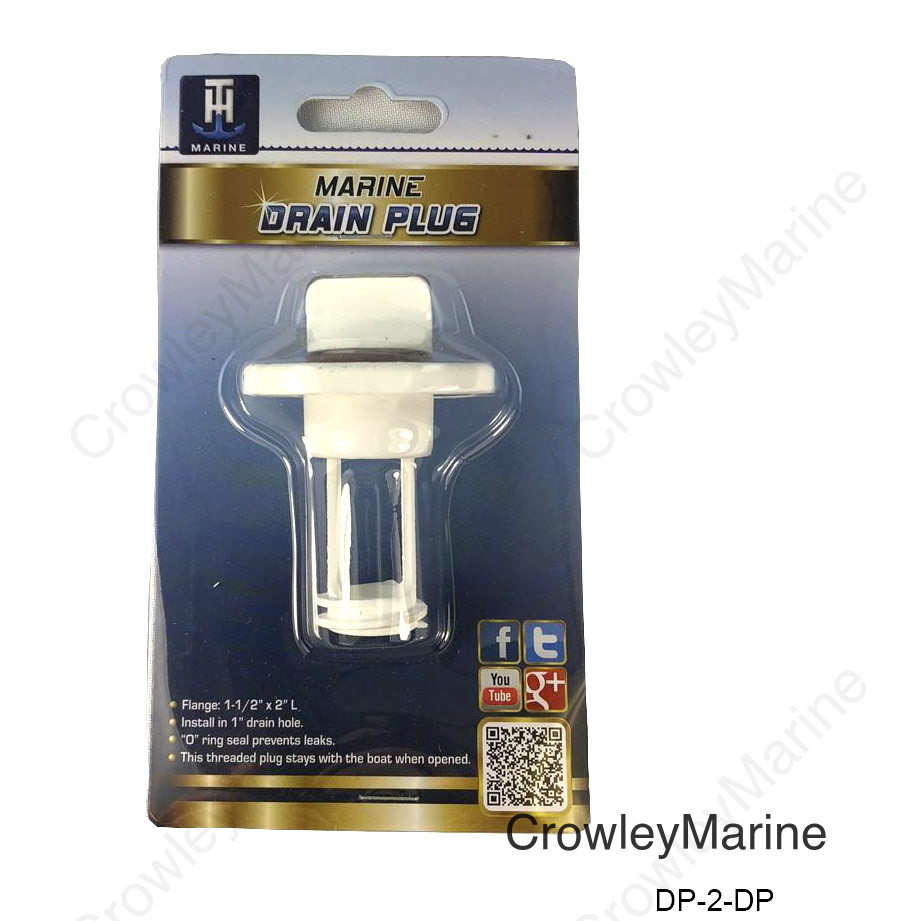 DRAIN PLUG-WHITE (DP-2-DP)