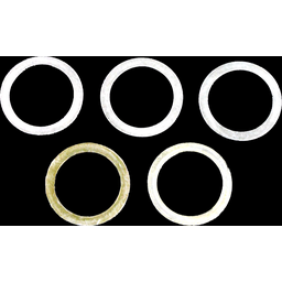 5/PK SPIDER SHIM KIT POL S/M