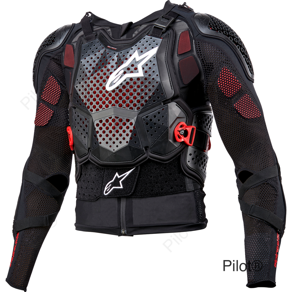 Bionic Tech v3 Jacket - Black/White/Red - Small