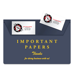 VINYL DICUMENT FOLDER STOCK (4720)