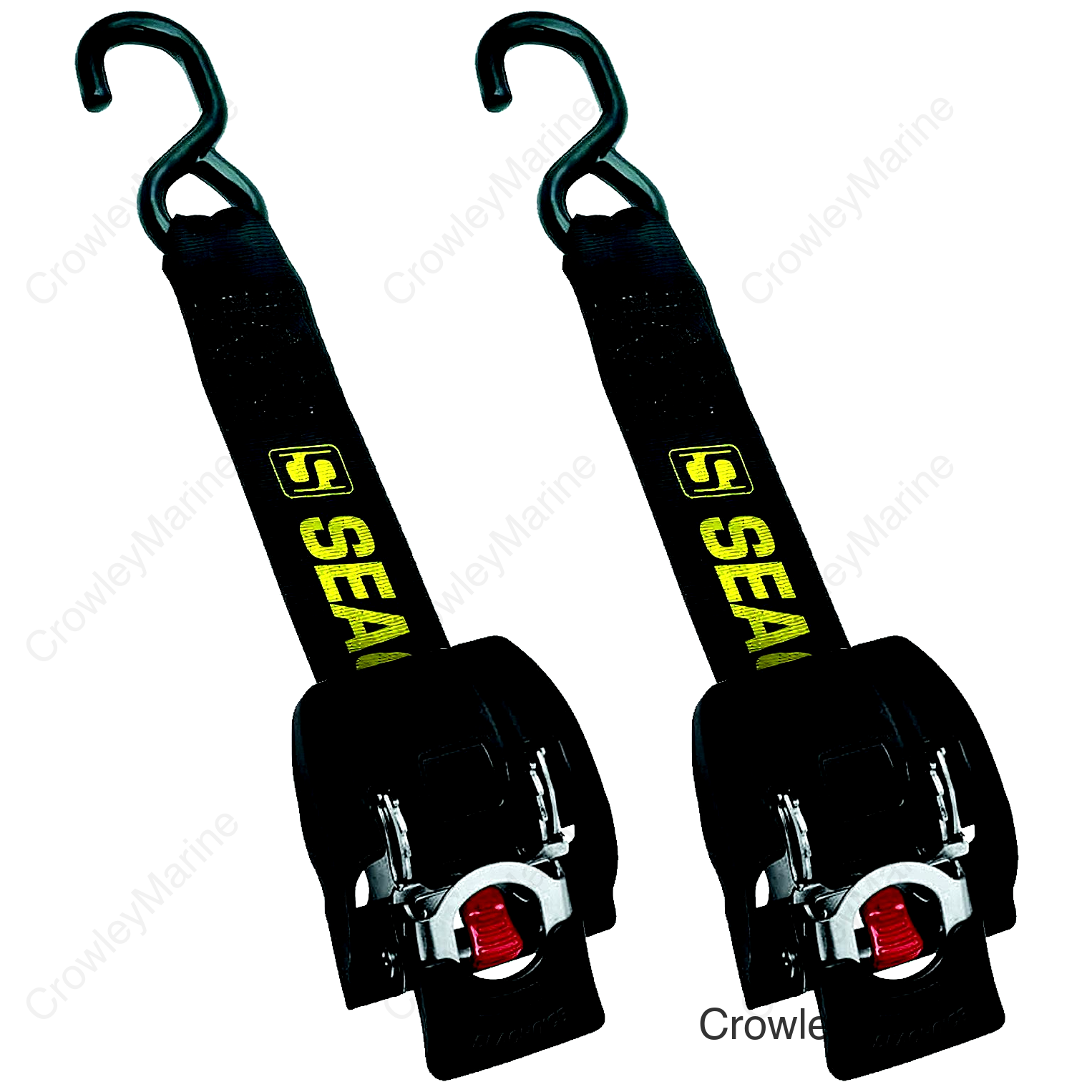 Seachoice 51110 Retractable Transom Tie-Downs, Stainless Steel