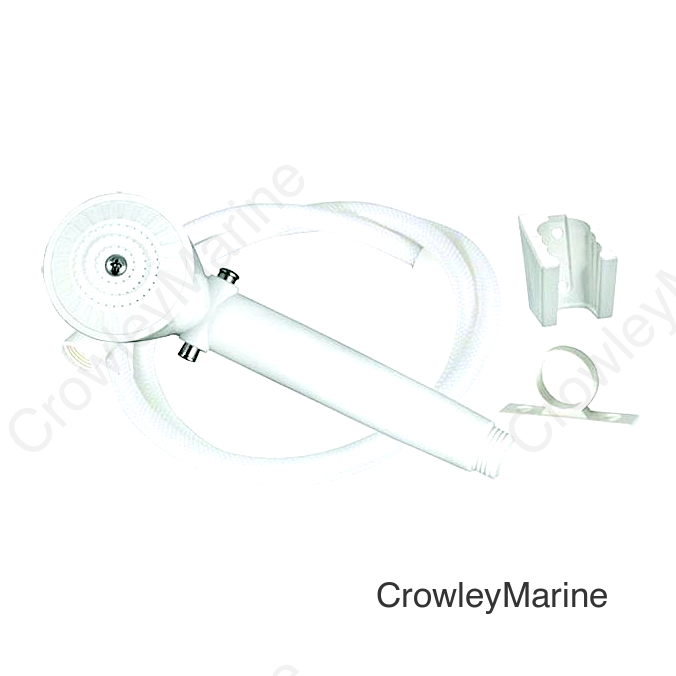 Valterra Phoenix PF276024 RV Outdoor 60" Vinyl Shower Hose & Kit, White