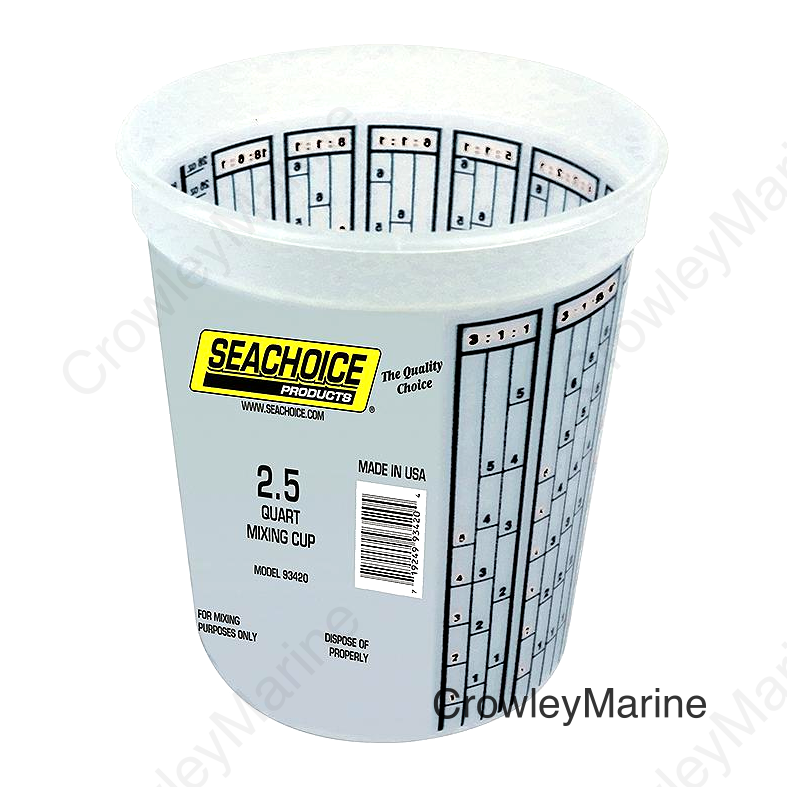 Seachoice 93420 Paint Mix Container, 2.5 Quart
