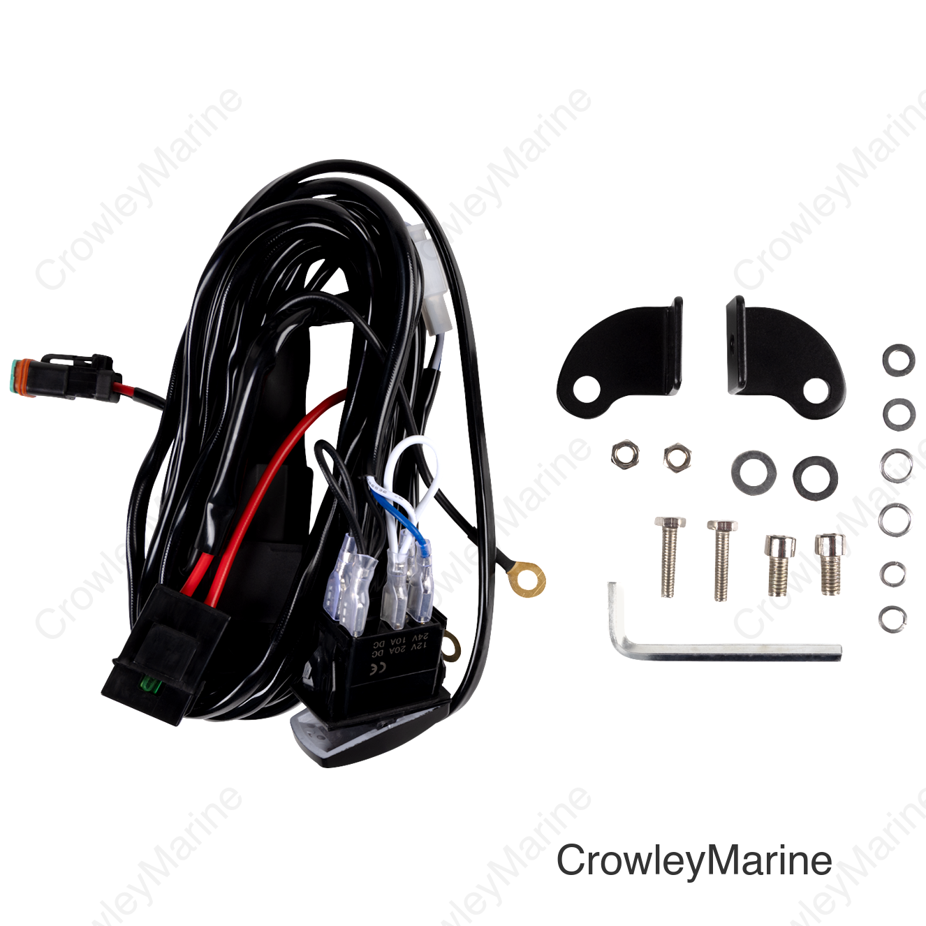 LIGHT BAR LED 8" GRN MSE