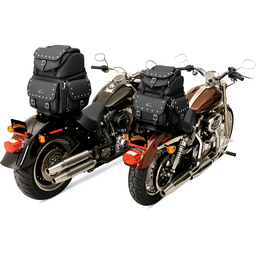 Sissy Bar Bag - Black Studded thumbnail-5