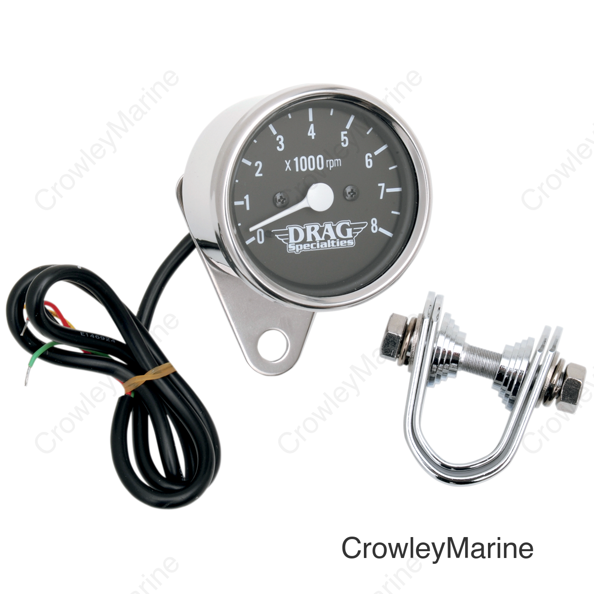 TACH 2.4" BLK LED LITE