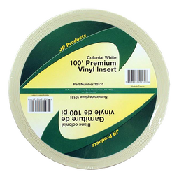 JR Products Vinyl Insert - Premium, 100' Colonial White thumbnail-1