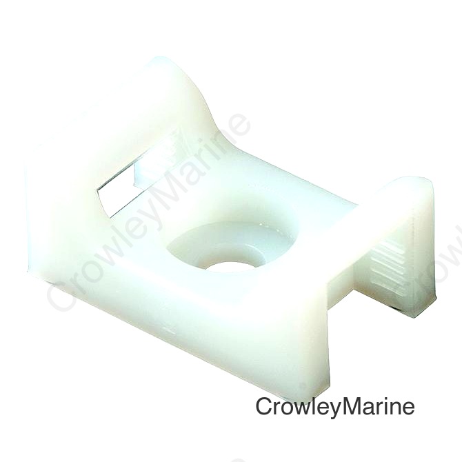 Ancor Cable Tie Screw Mounts, Natural, 100/pk