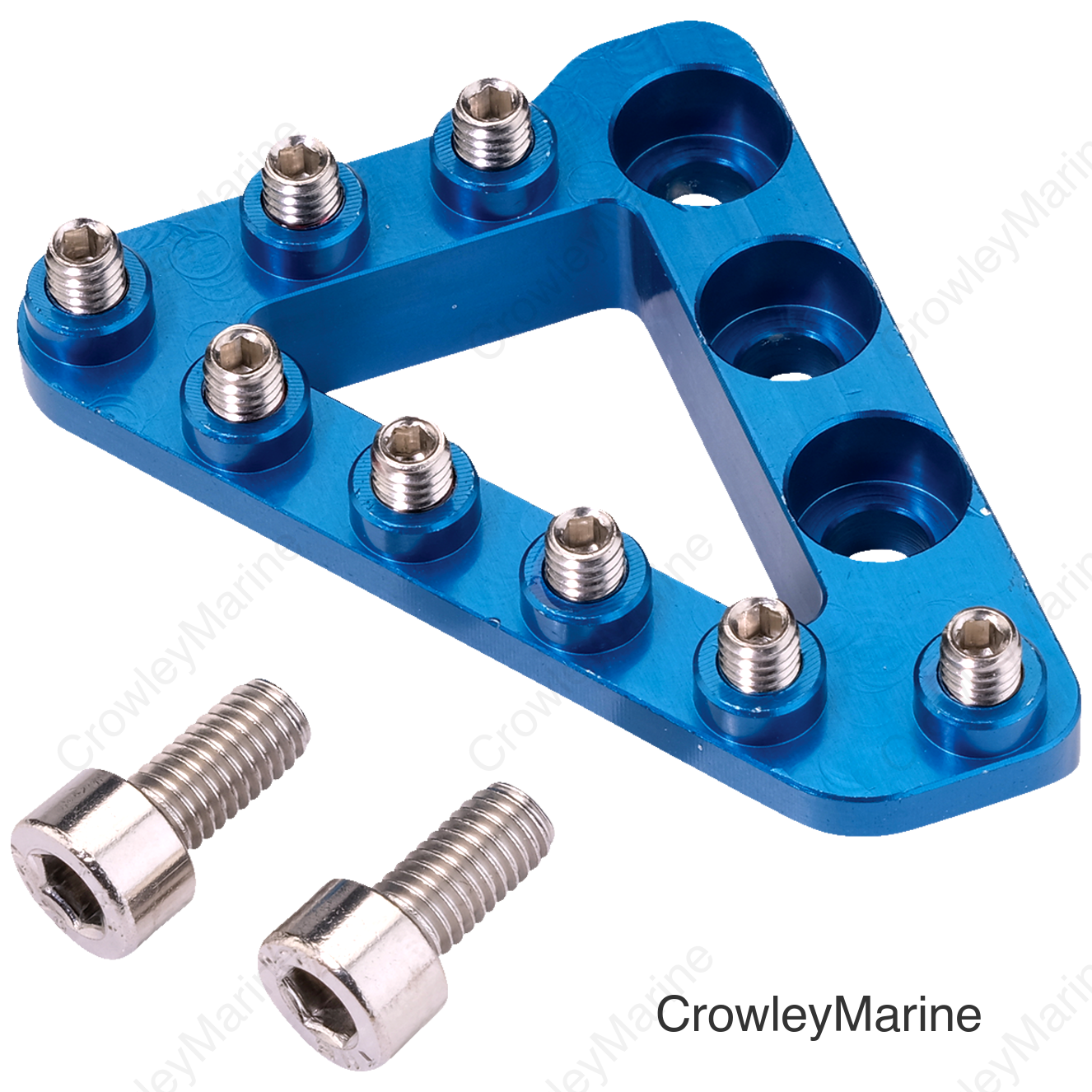 LARGE ALUM REAR BRAKE TIP  BLUE