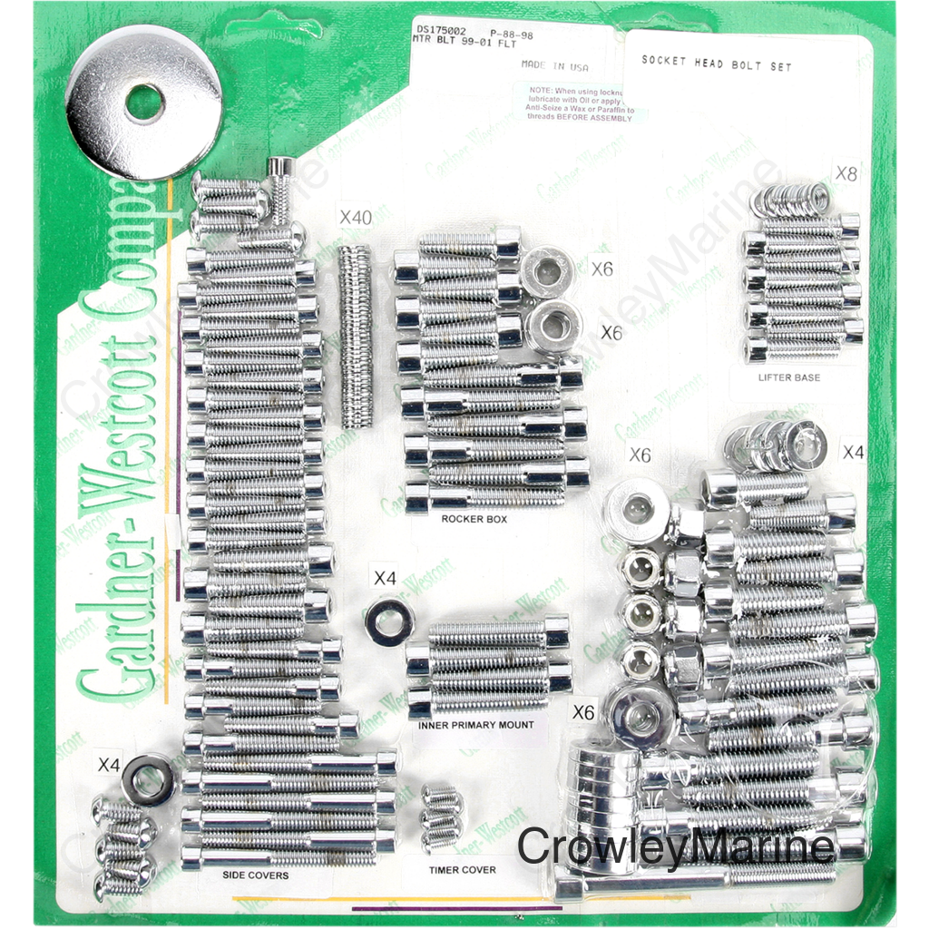 MOTOR BOLT SET 99-06 FLT