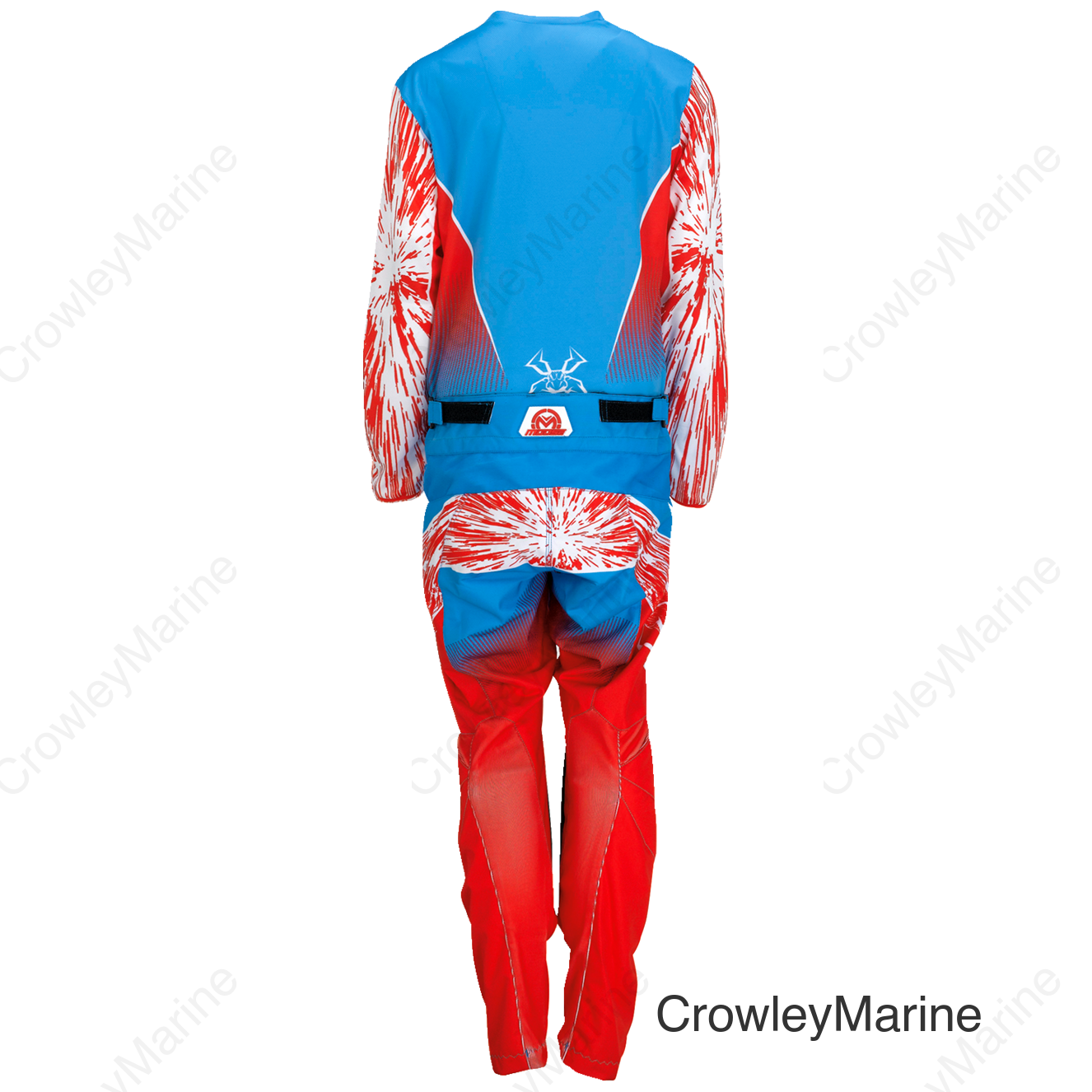 PANT YTH AGRD RD/WH/BL 26