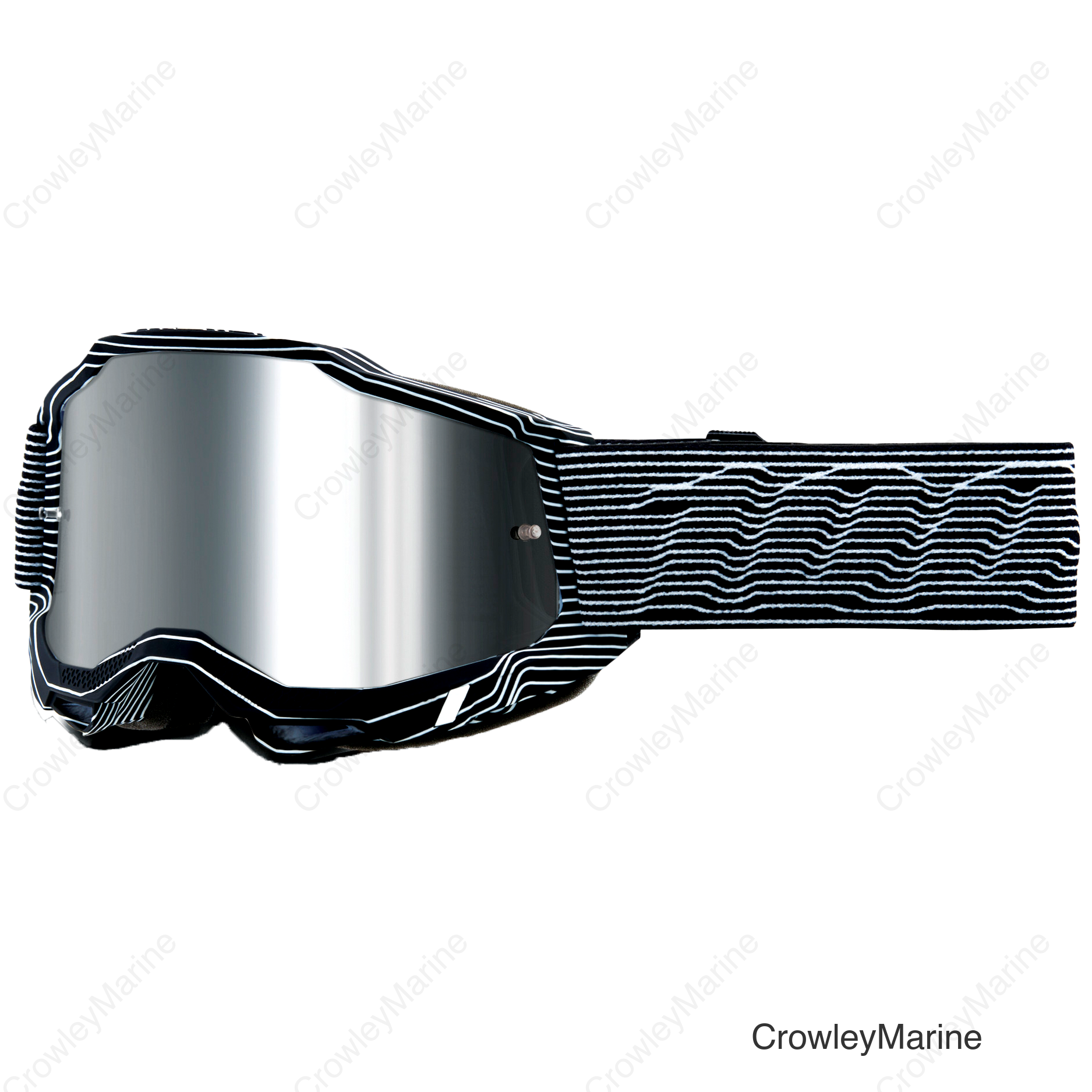 ACCURI 2 GOGGLE SILO MIRROR SILVER FLASH LENS