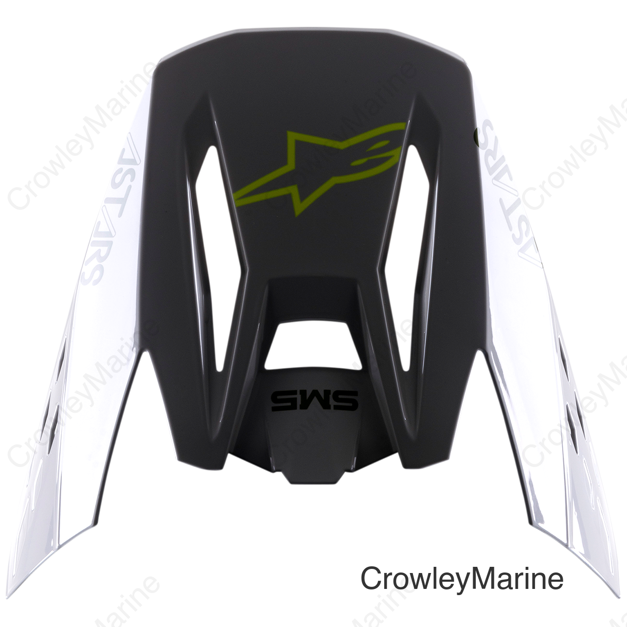 SM5 Visor - Bond - Silver/Yellow/Green
