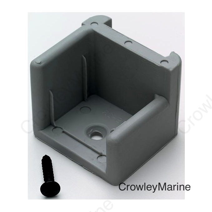 T-H Marine Pontoon Door Stops With Ribs Fits Up to 1-1/4" Tubing