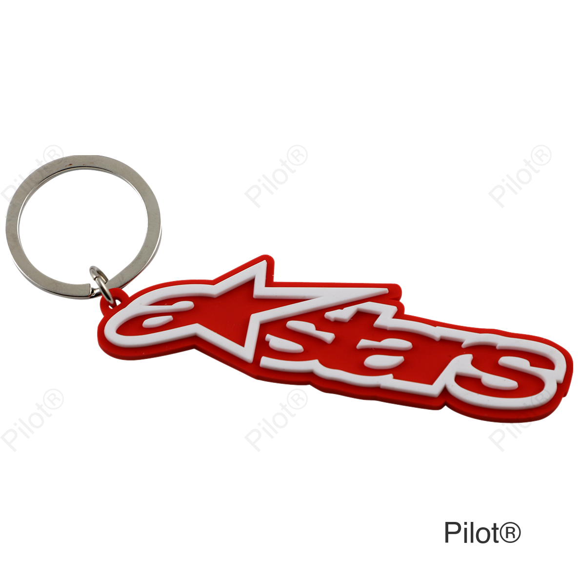 Key Fob - Blaze - Red/White