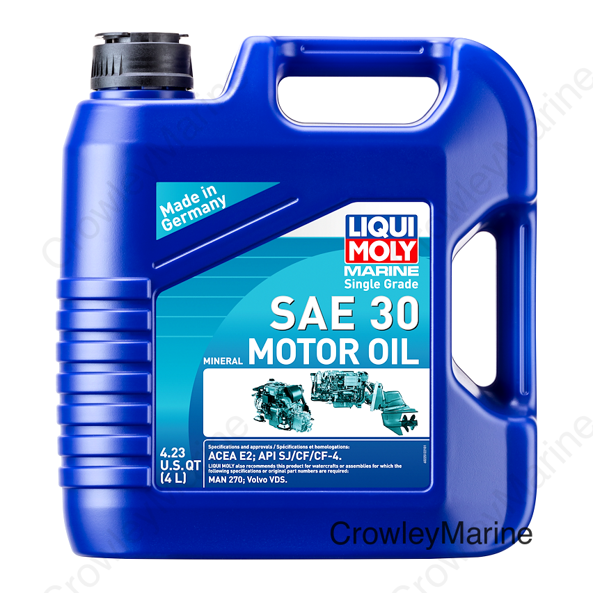 LIQUI MOLY 4L Marine Single Grade Motor Oil SAE 30