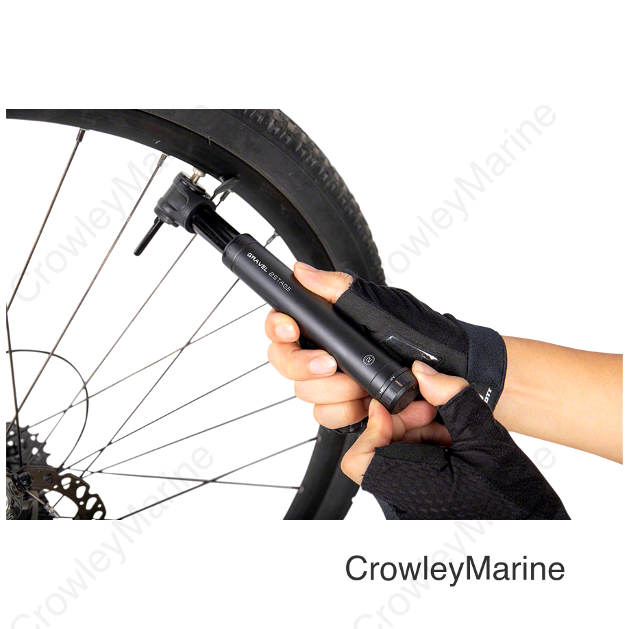 Topeak Gravel Mini Pump - 2Stage 90psi Black
