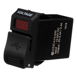 Seachoice Dual USB Voltmeter, 12-24V thumbnail-5