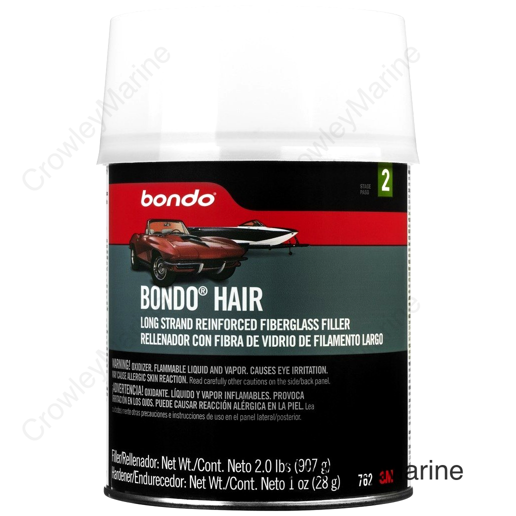 BONDO-HAIR FBGLS QT 12/CS