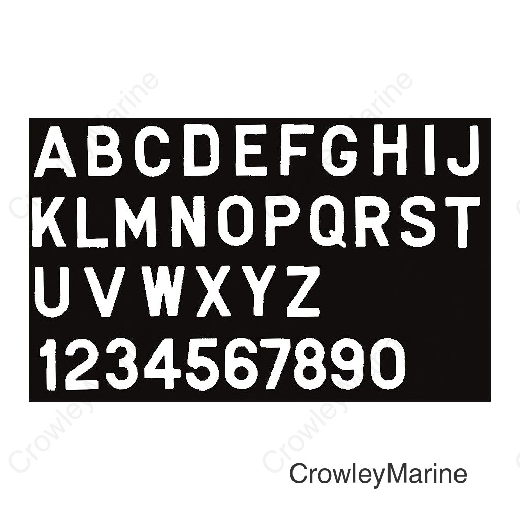Seachoice 74541 3" Gothic Letter "D" - White - Pack of 10