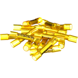 Seachoice Heat Shrink Butt Connector Wire, Solderless, Fits 12-10 Wire Range, Yellow, Pack of 25 thumbnail-1