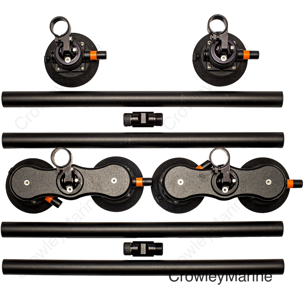 SeaSucker Monkey Bars  Roof Rack - Pair 48 Black