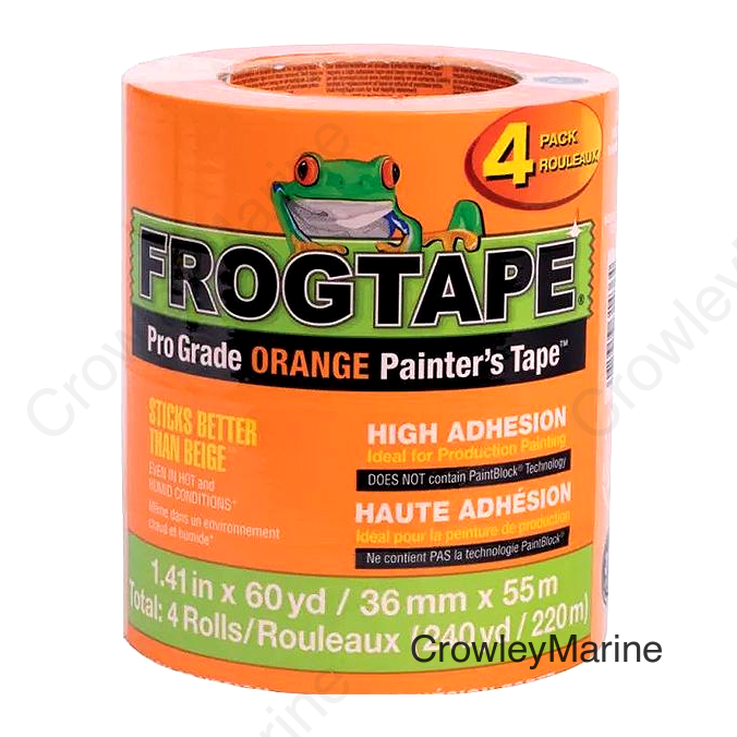Shurtape 242813 Frogtape® Pro Grade Orange Painter's Tape, 2" x 180', Orange