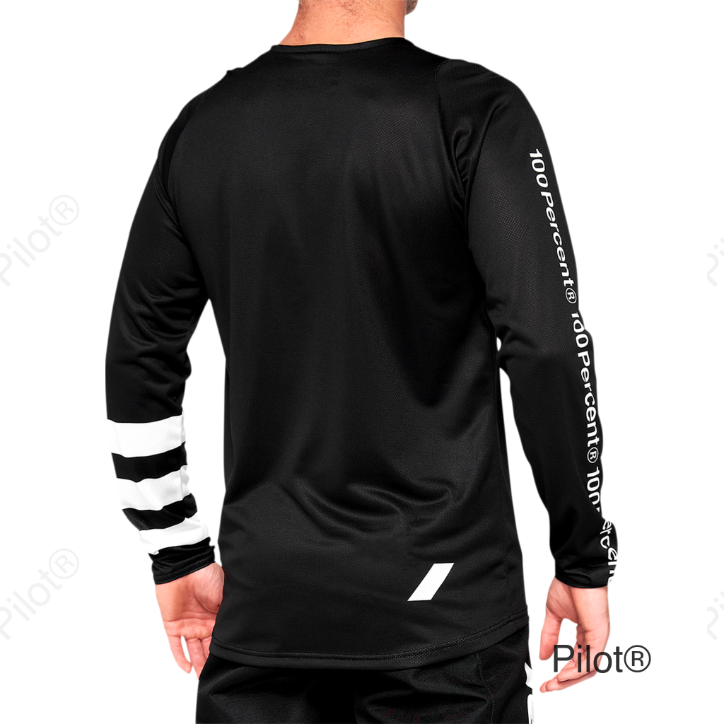 R-Core Long-Sleeve Jersey - Black/White - Medium