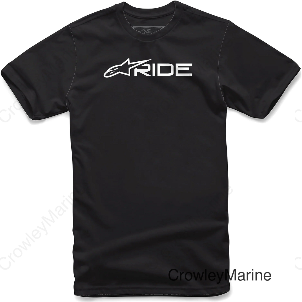 RIDE 3.0 TEE BLACK/WHITE MD