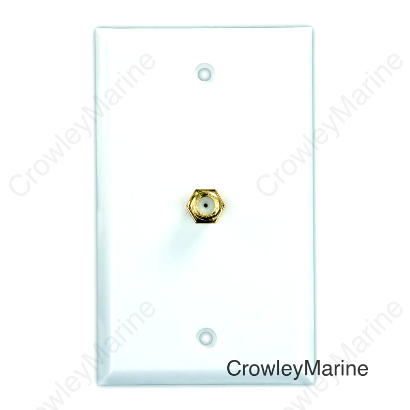 JR Products Interior Cable Tv Plate