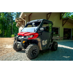 Folding Windshield - Hard Coated Polycarbonate - Defender thumbnail-3