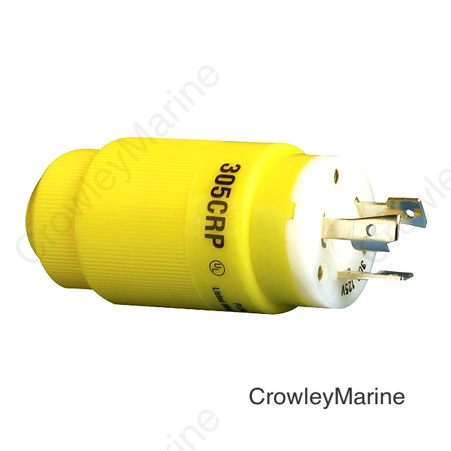 LOCKING PLUG MALE 30A 125V