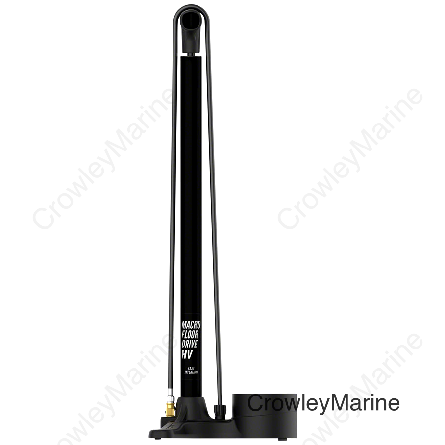 Lezyne Macro HV Floor Drive Pump - ABS Flat Black
