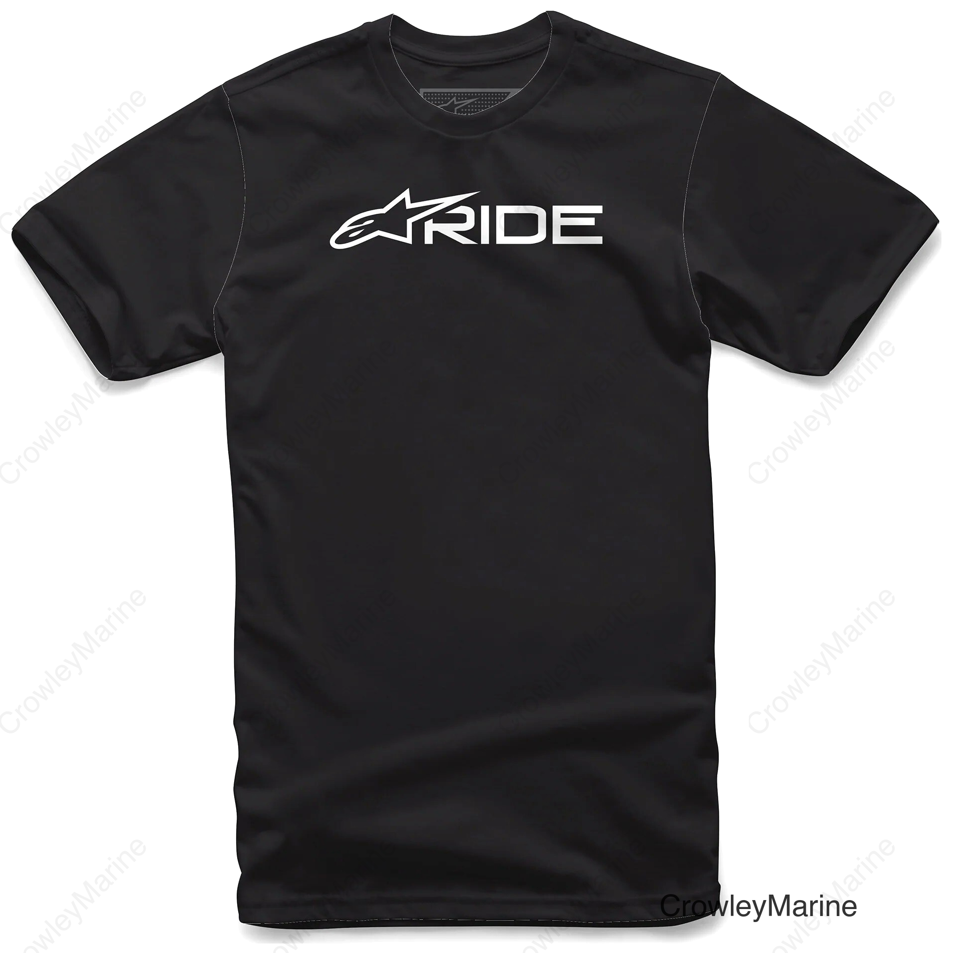 RIDE 3.0 TEE BLACK/WHITE MD