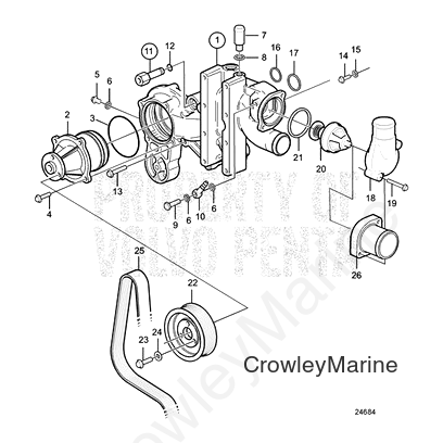 Bracket(V2) - Volvo Penta (20739051)