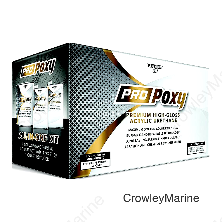 Pettit 3112GK ProPoxy Two-Part Acrylic Urethane Topside Paint, Chevy White