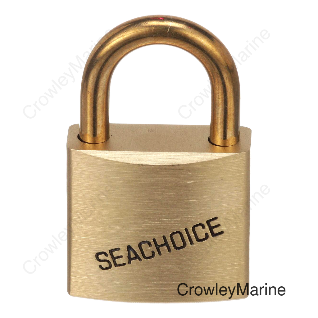 Seachoice Solid Brass Padlock, 1.5 in., Includes 2 Keys