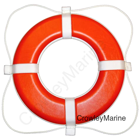 30" ORNG FOAM RING BUOY (383)