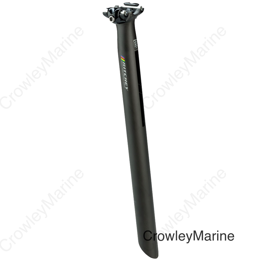 Ritchey WCS Carbon 1-Bolt Seatpost: 31.6 400mm 0 Offset Black
