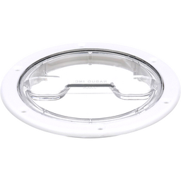 Seachoice Twist 'N' Lock Deck Plate, White w/ Clear Insert, Up to 6-1/2 In. Diameter thumbnail-4