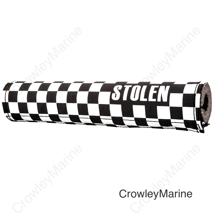 Stolen Fast Times Reversible BMX Handlebar Pad - Black Black/White Checker