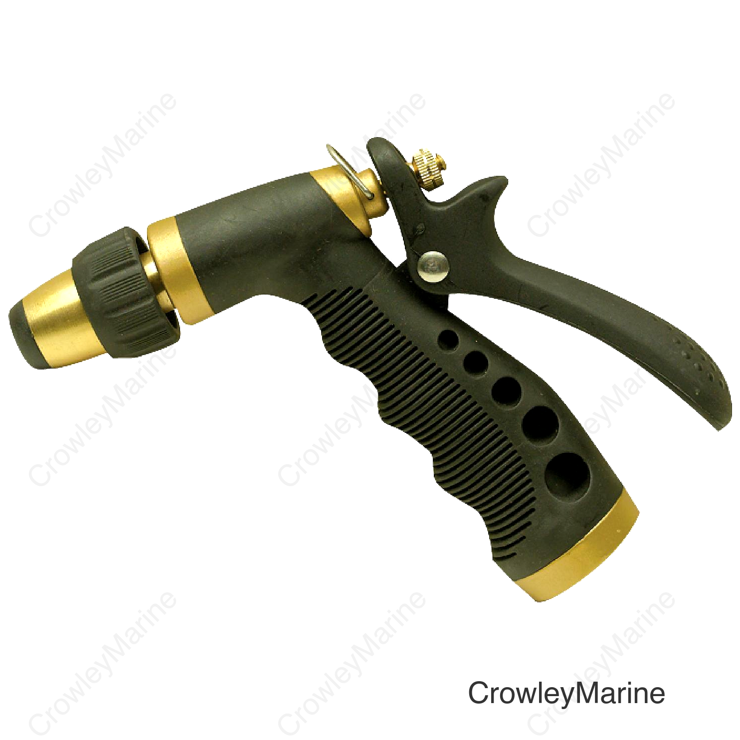 Seachoice 79631 Brass Hose Nozzle With Adjustable Spray Locking Lever
