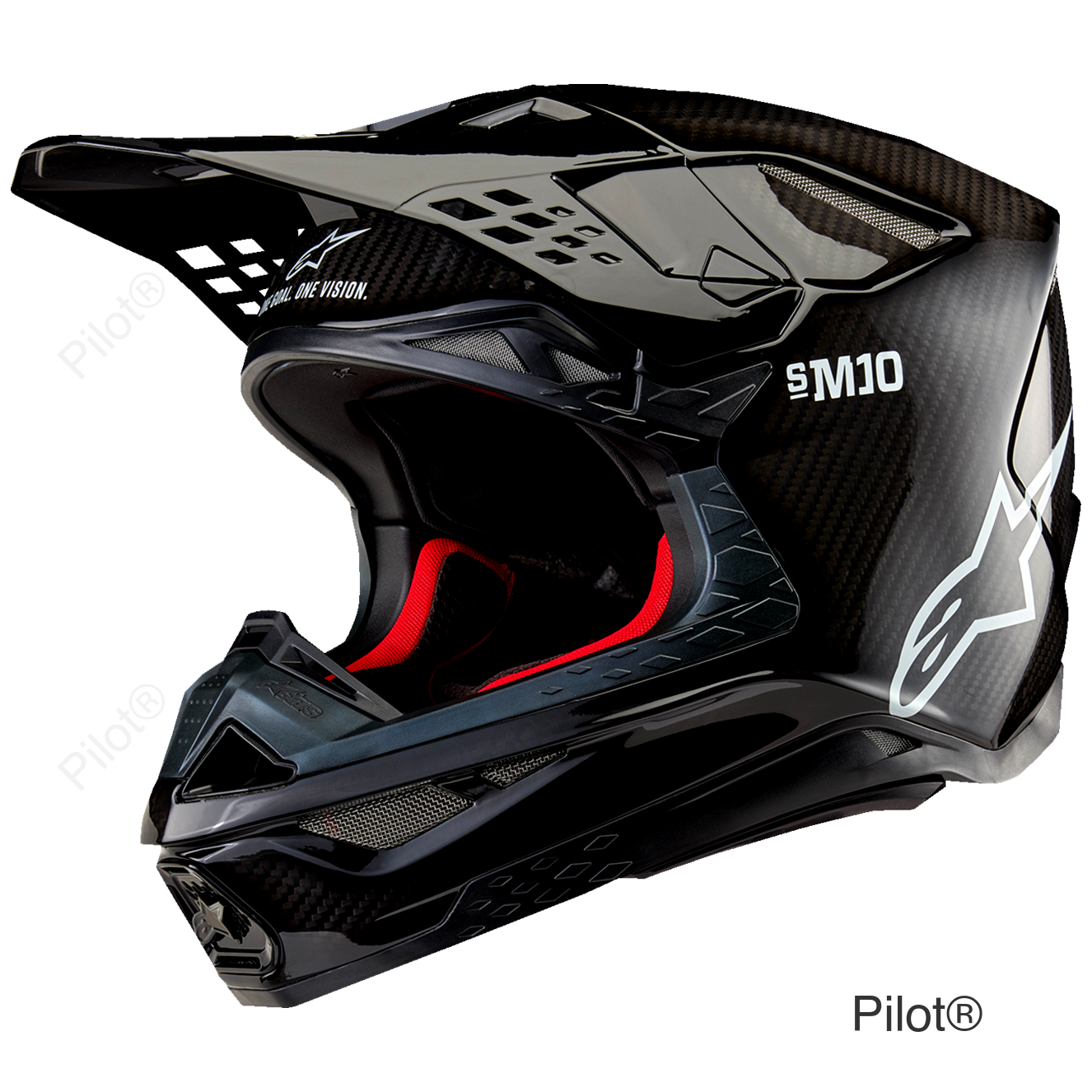 Supertech M10 Helmet - Solid - MIPS® - Gloss Black Carbon - 2XL