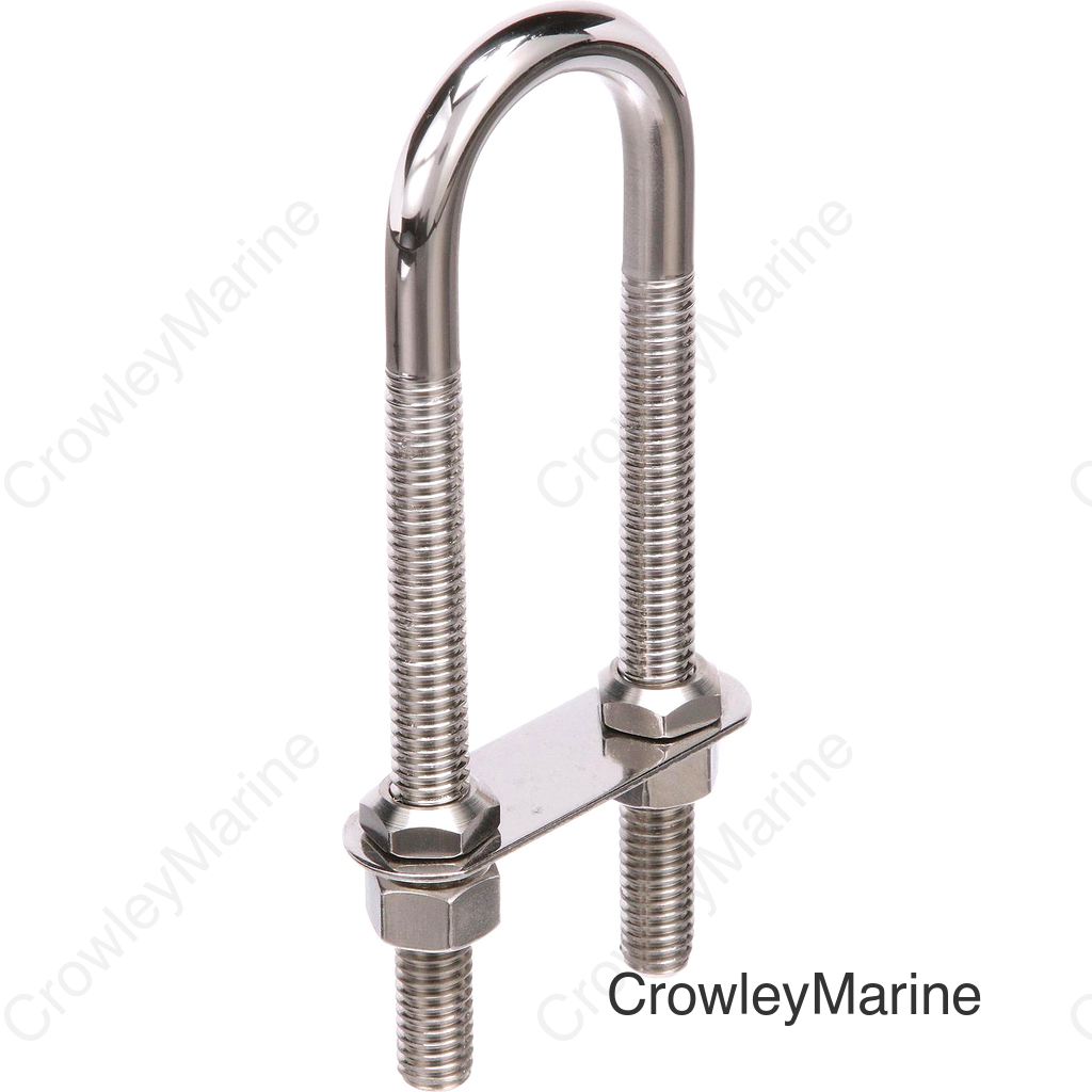 Seachoice 304 Stainless Steel Stern Eye, 1/2 In. X 3-7/16 In., 4,800 Lbs. Pull