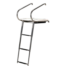Seachoice Deluxe Universal Swim Platform With Slide Mount Telescoping Ladder thumbnail-2