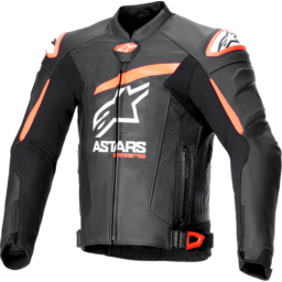 GP Plus R v4 Airflow Leather Jacket - Black/Red/White - US 46 / EU 56 thumbnail-1