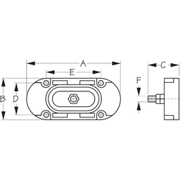 TERMINAL POST 1/4" - 150 AMPS (426806-1) thumbnail-0