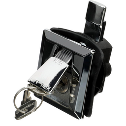 Seachoice Flush Mount Lock w/ Keys, Chrome-Plated Zinc, Requires 1-5/8 In. Cutout thumbnail-1