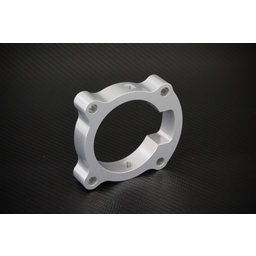Torque Solution Throttle Body Spacer (Silver): Hyundai Genesis Coupe 2.0T 2010-2012 thumbnail-0